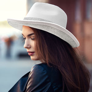 Women Cowboy Hat H0696 White