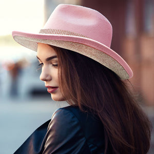 Women Cowboy Hat H0696 Pink