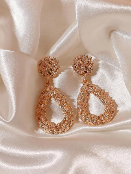 Women Earring Set BDF-0848 Rose Gold