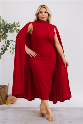 Women's Karen T Dress 9508 Red – By Day Fashion
