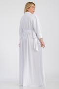 Women Church Dress-9346 White