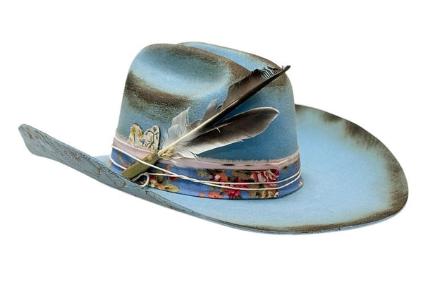 Men Cowboy Hat 7142 Blue