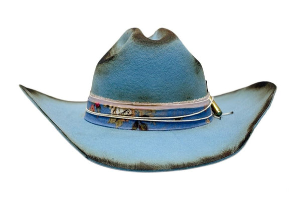 Men Cowboy Hat 7142 Blue