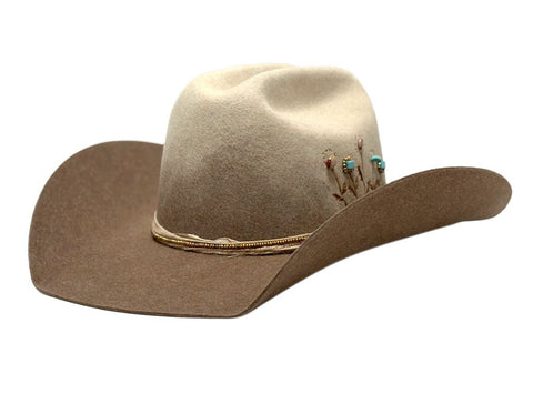 Men Cowboy Hat M7171 brown/beige