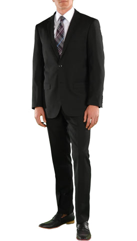 Men 2 Piece Regular fit Suit Ford Black