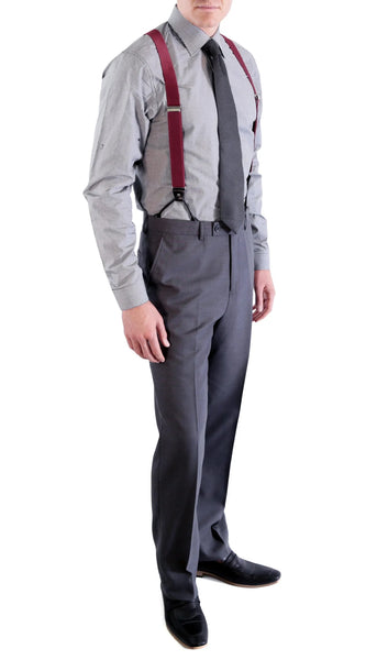 Men 2 Piece Regular fit Suit Ford Charcoal