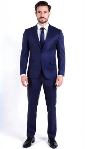 Men 2 Piece Suit Angford Blue