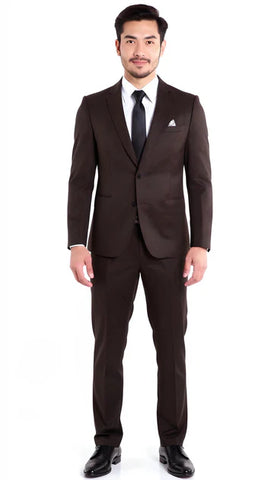 Men 2 Piece Suit Belmont Notch