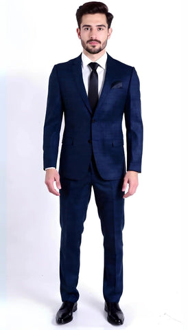 Men 2 Piece Suit Whitmore Blue