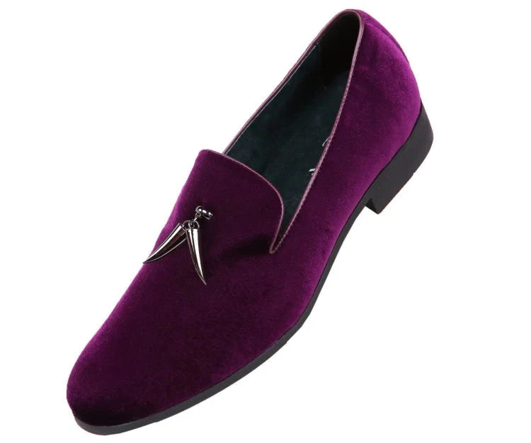 Men Dress Shoe Heath Purple