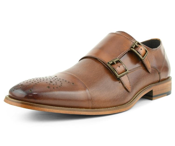 Men Dress Shoes-AG1101-Tan