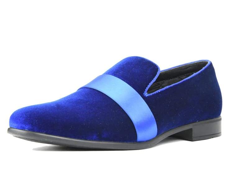 Men Dress Shoes-Knight Royal Blue