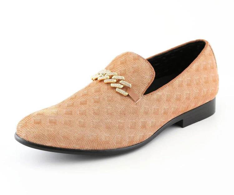 Men Dress Shoes Parker Peach (C)