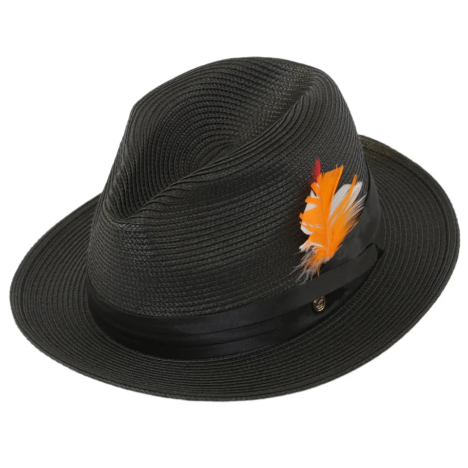 Men's Black Fedora Hat - Fashion Hat Tapa | By Day Fashion