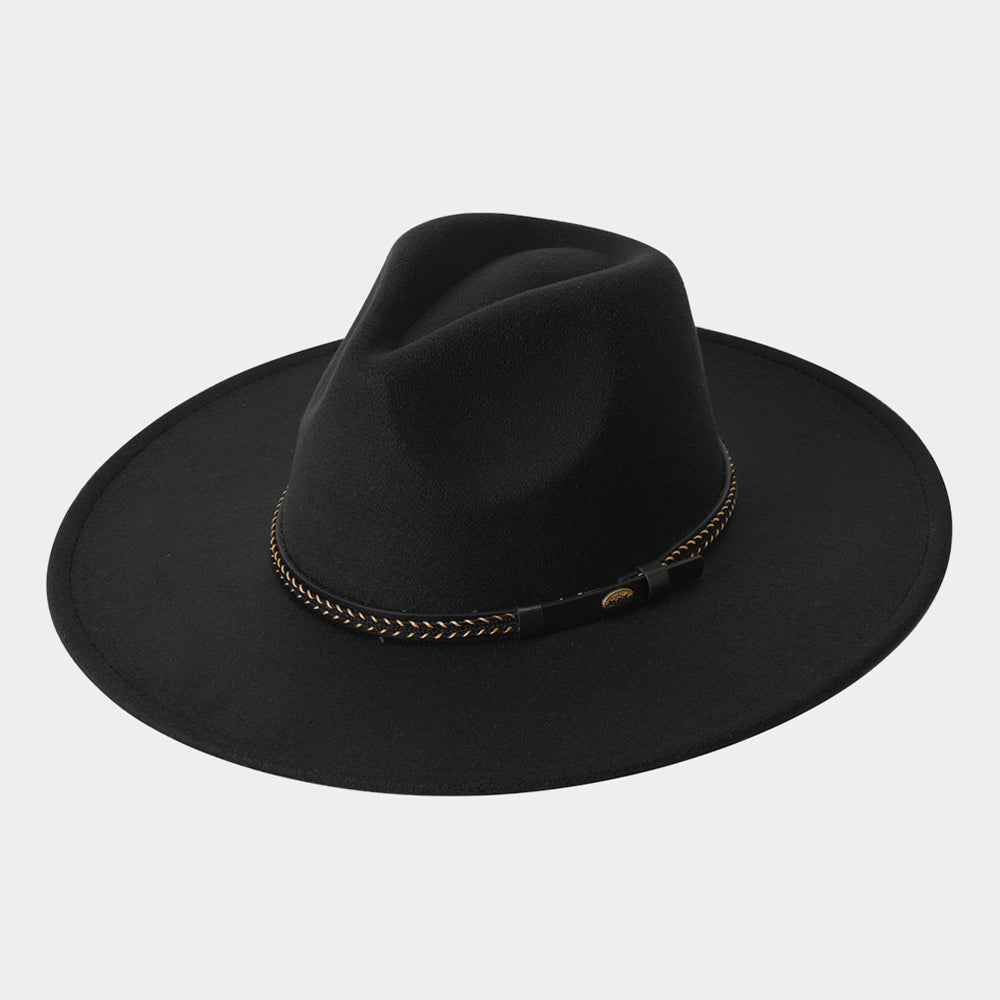 Men Panama Hat BDF-3362 Black