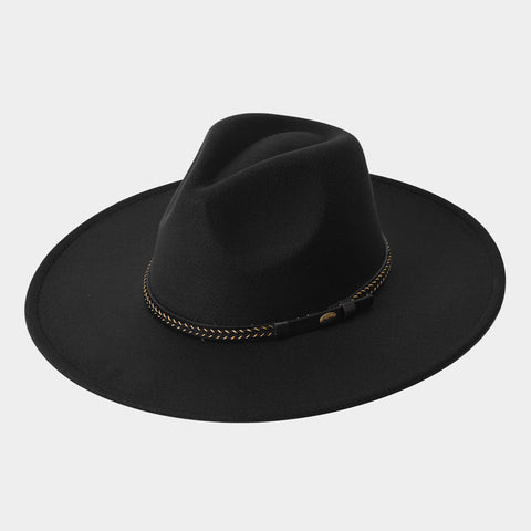 Men Panama Hat BDF-3362 Black