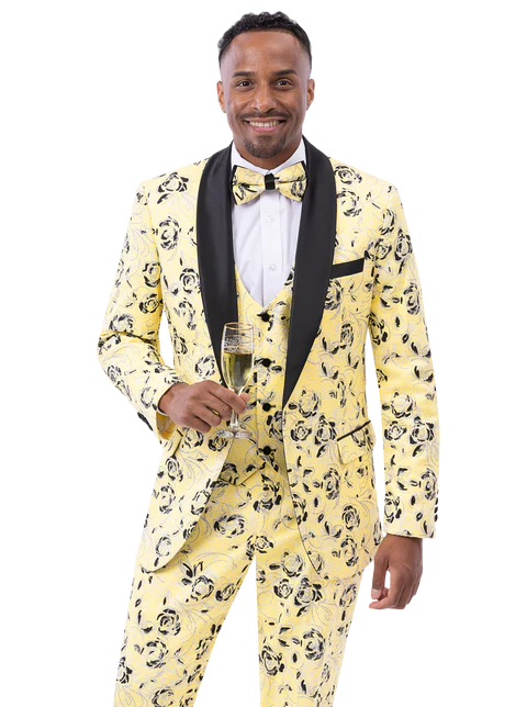 Men's Ej Samual Suit JP125 Yellow