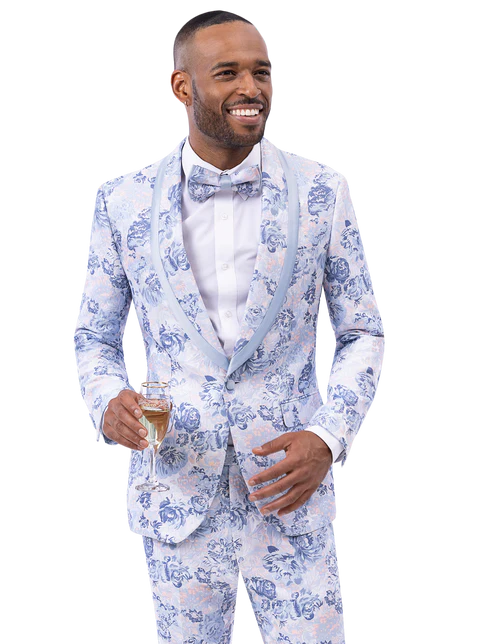 Men's Ej Samual Suit JP127 Blue