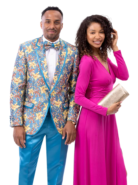 Men's Ej Samual Suit JP128 Blue