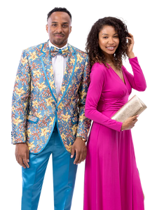 Men's Ej Samual Suit JP128 Blue