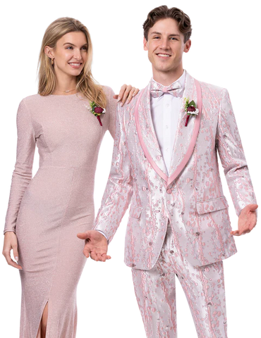Men's Ej Samual Suit JP137 Pink