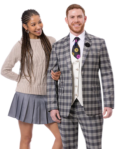 Men's Ej Samual Suit M2805 Charcoal