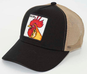 Men's Trucker Hat- Roster Black khaki