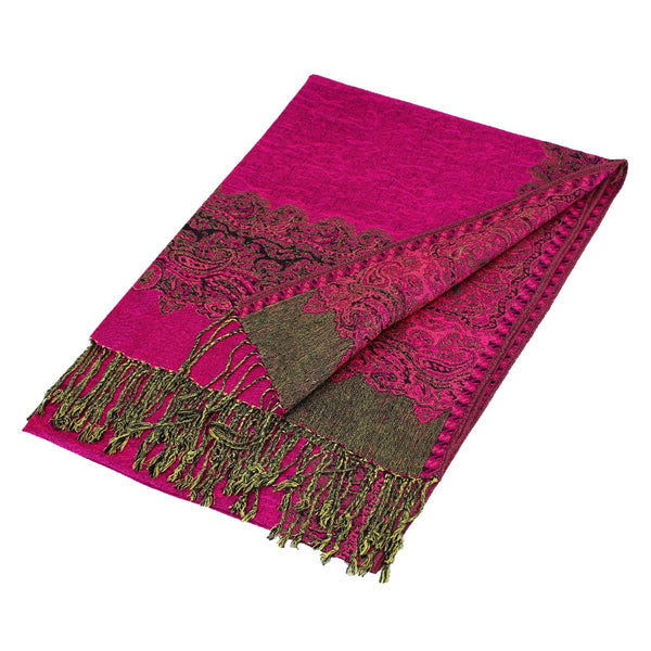 New fashion Shawl S003-06 Hot Pink