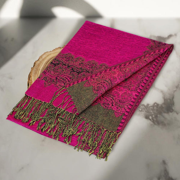 New fashion Shawl S003-06 Hot Pink