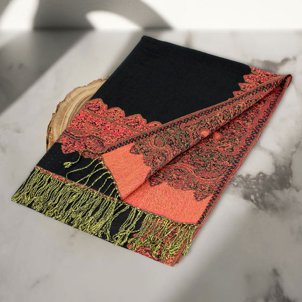 New fashion Shawl Scarf S003-01 Black