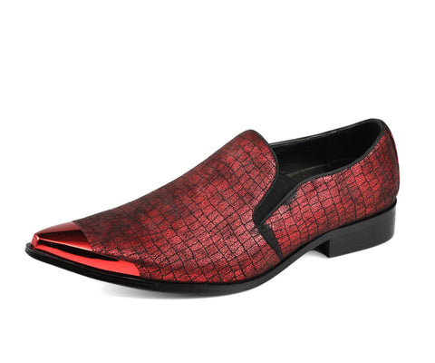 Men's Snakeskin Dress Shoe Niven Red