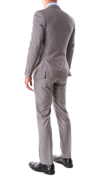 Oslo Grey Slim Fit Notch Lapel 2 Piece Suit