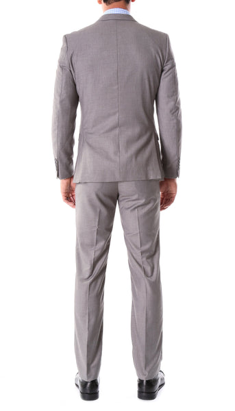 Oslo Grey Slim Fit Notch Lapel 2 Piece Suit