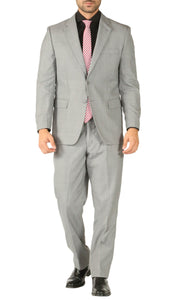 Men's Modern Fit Suit-ROD110816-4 Light Grey