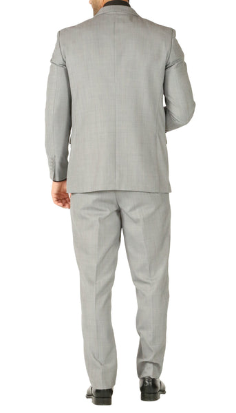 Men's Modern Fit Suit-ROD110816-4 Light Grey