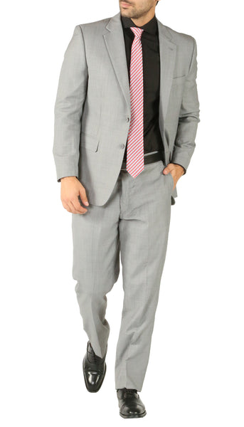 Men's Modern Fit Suit-ROD110816-4 Light Grey