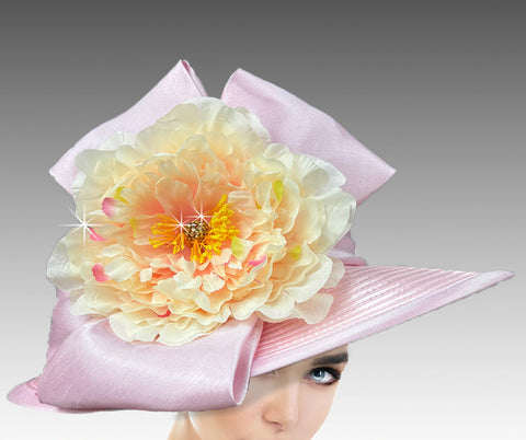 Women Church Derby Hat 1813 Pink