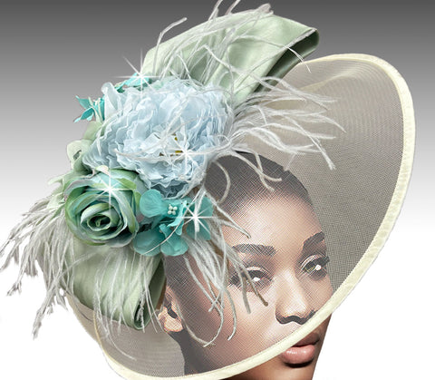 Women Church Derby Hat 3366 Mint