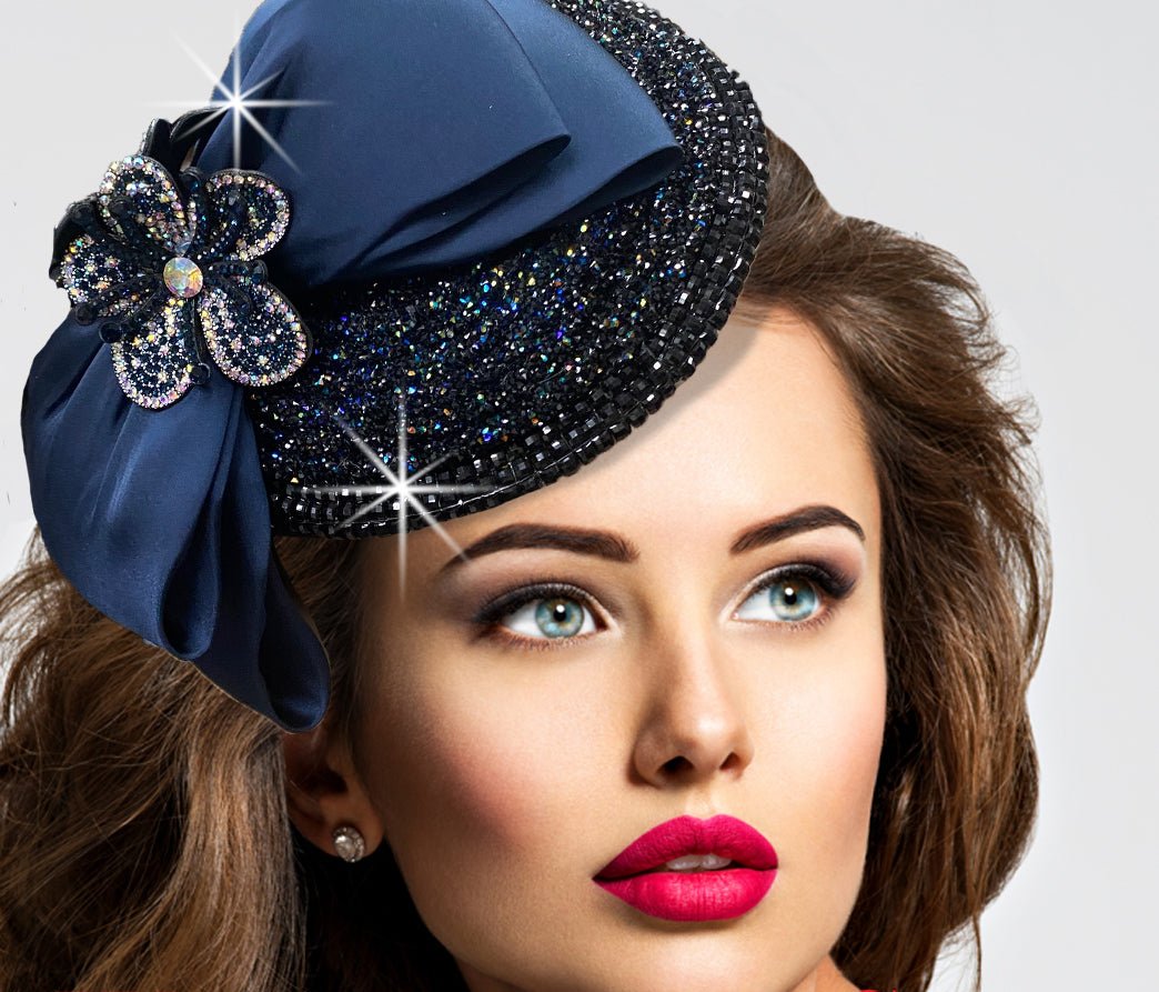 Women Church Fascinator 3225 Navy