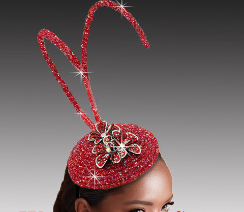 Women Church Fascinator 3427 Red