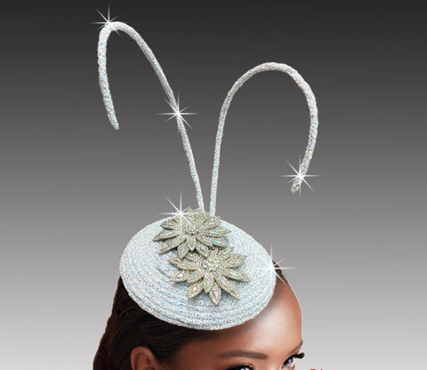 Women Church Fascinator 3427 White