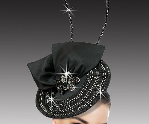 Women Church Fascinator FA3424 Black