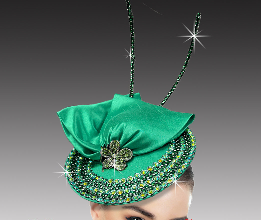 Women Church Fascinator FA3424 Emerald