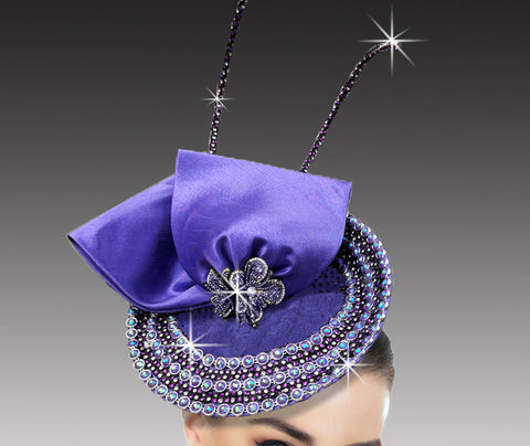 Women Church Fascinator FA3424 Purple