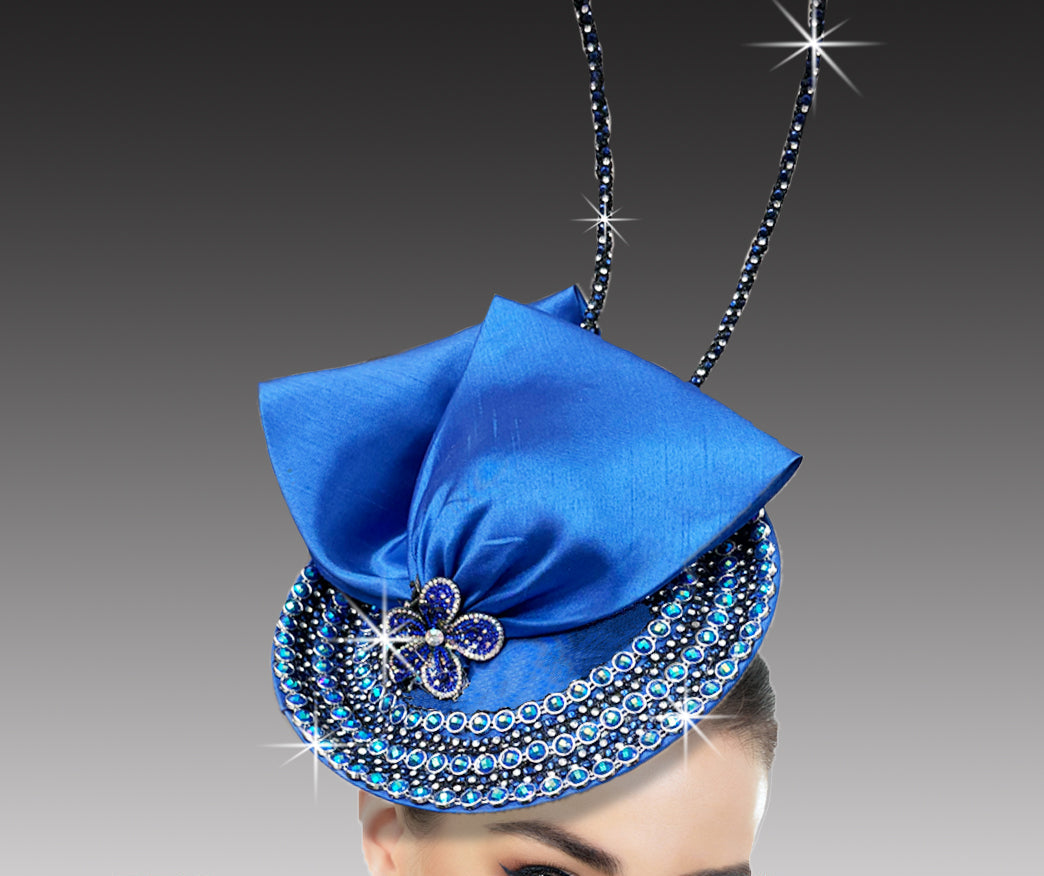 Women Church Fascinator FA3424 Royal Blue