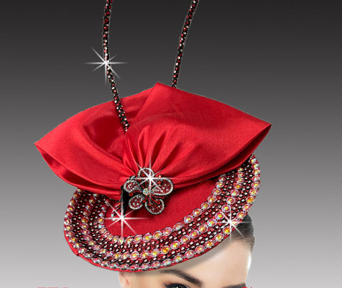 Women Church Fascinator FA342 Red
