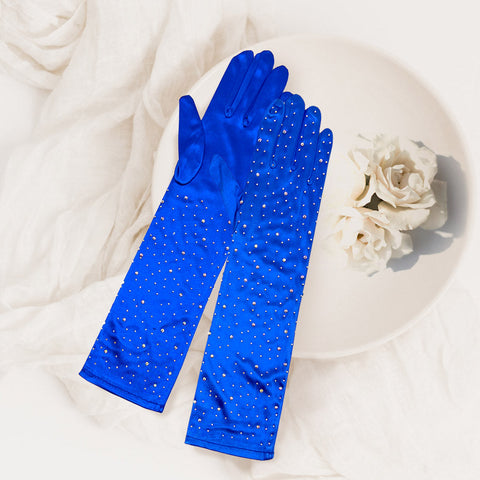 Women Church Gloves BDF-112 Royal