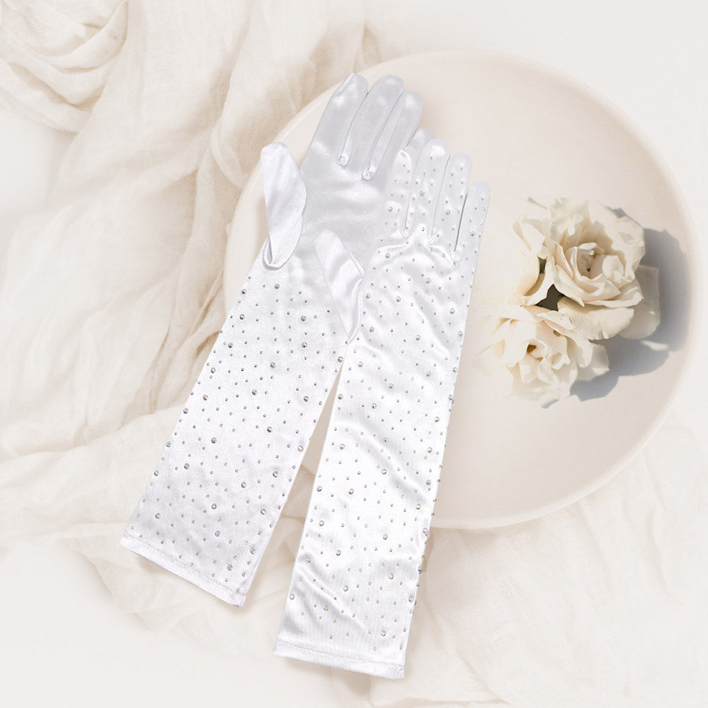 Women Church Gloves BDF-112 White