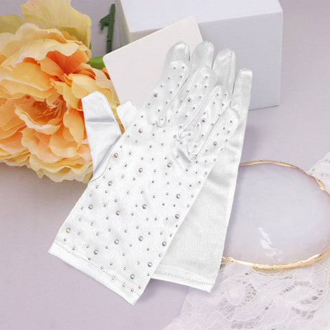 Women Church Gloves BDF-12 White