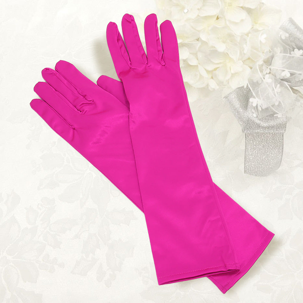 Women Church Gloves BDF-7035 Fuchsia - Church Suits For Less
